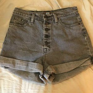 Urban Outfitters BDG High-Rise Black Denim Mom Shorts